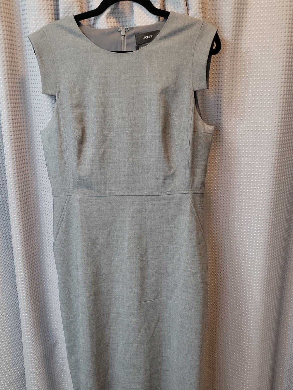 J. Crew Italian Wool Sheath Mad Men Style Dress Size 12
